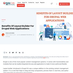 Benefits Of Layout Builder For Drupal Web Applications