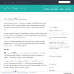 Key Benefits of SEO for Business – SriRam Soft Solutions Pvt. Ltd.