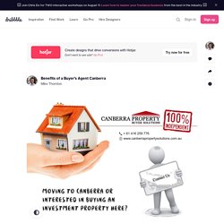 Benefits of a Buyer's Agent Canberra by Mike Thornton on Dribbble