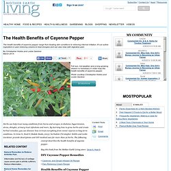 The Health Benefits of Cayenne Pepper - Natural Health