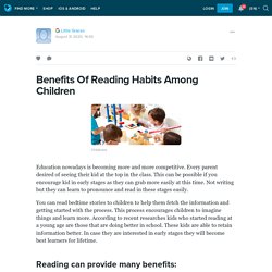 Benefits Of Reading Habits Among Children: ext_5504342 — LiveJournal