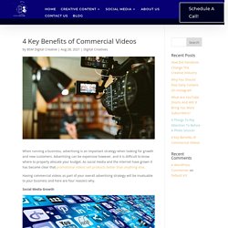 4 Key Benefits of Commercial Videos - BSM Digital Creatives