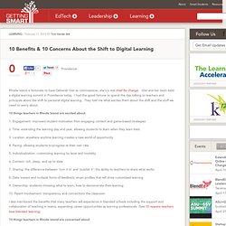 10 Benefits & 10 Concerns About the Shift to Digital Learning