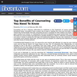 Top Benefits of Counseling You Need To Know