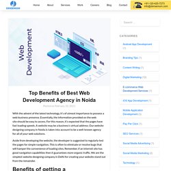 Top Benefits of Best Web Development Agency in Noida