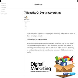 7 Benefits Of Digital Advertising