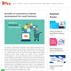 Benefits of eCommerce website development for small business