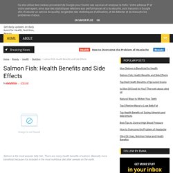 Salmon Fish: Health Benefits and Side Effects - dailyblitzs