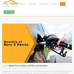 Benefits of Euro 5 Petrol in Pakistan - Blog