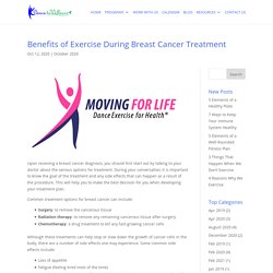 Benefits of Exercise During Breast Cancer Treatment