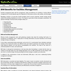 BIM Benefits for Facilities Management