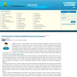 Network Security Company