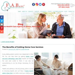 The Benefits of Getting Home Care Services