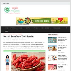 health benefits of goji berries
