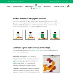 What are the benefits of buying CBD Gummies? - KindUrth