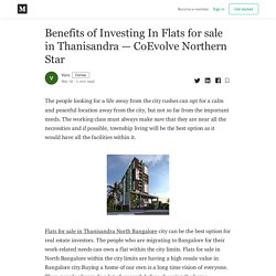 3 Bhk Flats For Sale In Thanisandra Bangalore - CoEvolve Northern Star