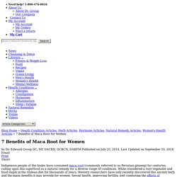 7 Benefits of Maca Root for Women