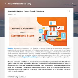 Benefits Of Magento Product Entry & Extensions