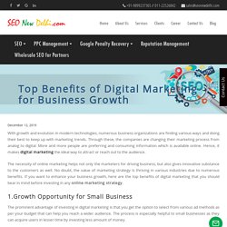 Top Benefits of Digital Marketing for Business Growth