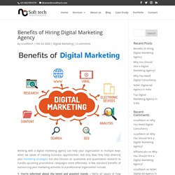 Benefits of Hiring Digital Marketing Agency - NCSoftTech