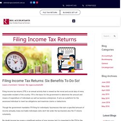 6 Benefits Of Tax Return Services Melbourne - Registered Tax Agent