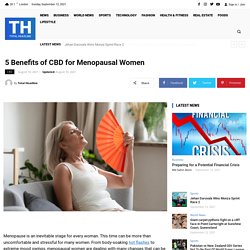 5 Benefits of CBD for Menopausal Women - Total Headline