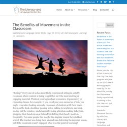 The Benefits of Movement in the Classroom