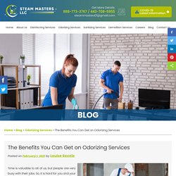 The Benefits You Can Get on Odorizing Services