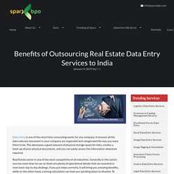 Benefits of Outsourcing Real Estate Data Entry Services to India