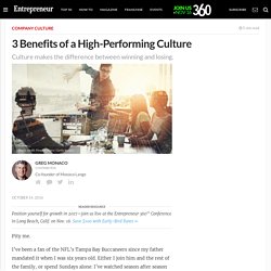 3 Benefits of a High-Performing Culture