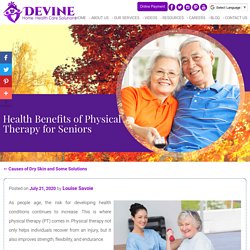 Health Benefits of Physical Therapy for Seniors