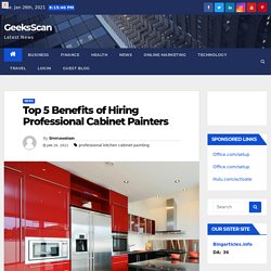 Top 5 Benefits of Hiring Professional Cabinet Painters