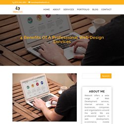4 Benefits Of A Professional Web Design Services