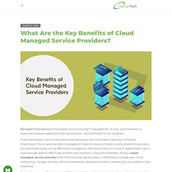 What Are the Key Benefits of Cloud Managed Service Provider? Ephrontech