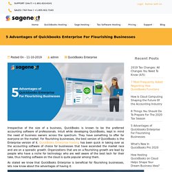 5 Benefits of Quickbooks Enterprise