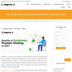 Top Benefits of QuickBooks Premier Hosting in 2021