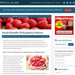 Health Benefits Of Raspberry Ketones