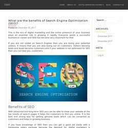 What are the benefits of Search Engine Optimization (SEO)? - DMIR