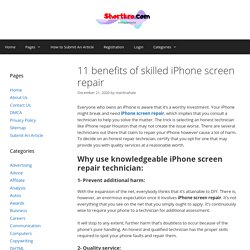 11 benefits of skilled iPhone screen repair