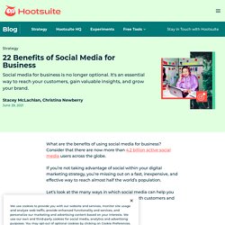 10 Benefits of Social Media for Business