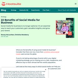 10 benefits of social media for business