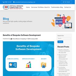 Benefits of Bespoke Software Development