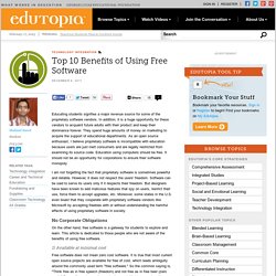 Top 10 Benefits of Using Free Software