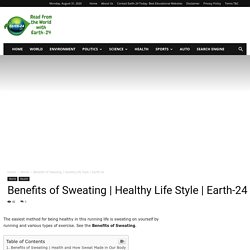 Benefits of Sweating