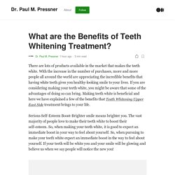 What are the Benefits of Teeth Whitening Treatment? - Biomimetic Dentistry