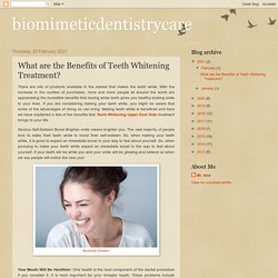 What are the Benefits of Teeth Whitening Treatment? - Cosmetic Dentistry