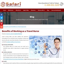 Benefits of Working as a Travel Nurse