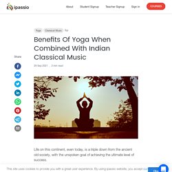 Benefits of Yoga with Music : ipassio