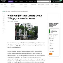 West Bengal State Lottery 2020: Things you need to know