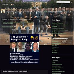 The Justice For Benghazi Rally Takes Place Sept 11 In DC